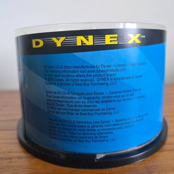 Lot of 26 NEW Dynex CD-R 52X 80 Min 700MB Recordable Compact Discs on spindle. - Picture 5 of 11